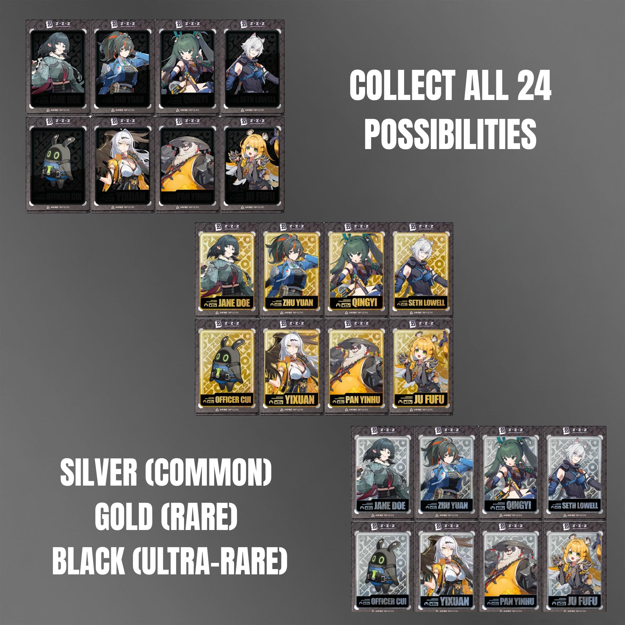 Amazon.co.jp: ZENLESS Zone Zero Impulse Pack x ZZZ メタルアート