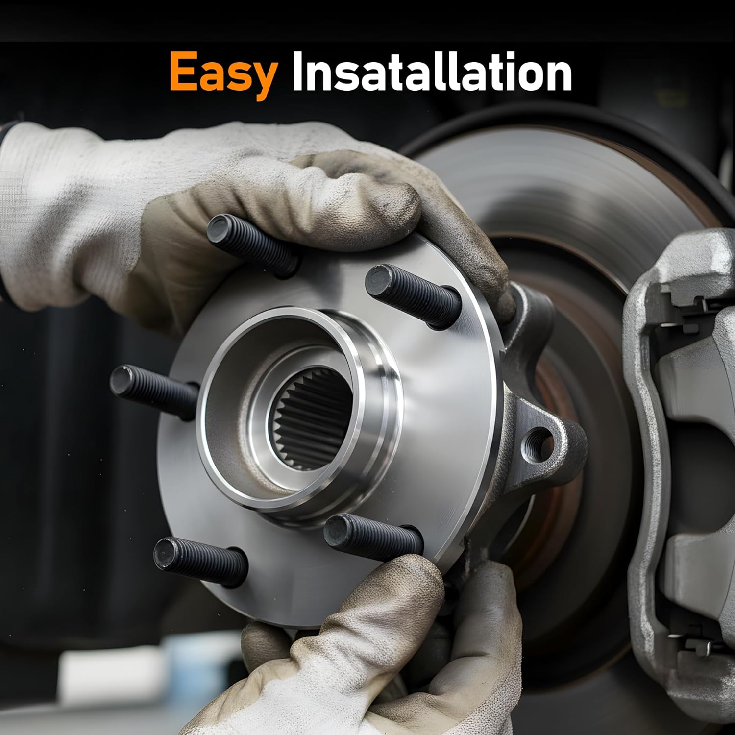 2Pcs 513306 513307 513296 Front Wheel Hub Bearing Assembly 5 Lugs Compatible for Nissan Altima Maxima Murano Pathfinder Quest Infiniti QX50 QX60