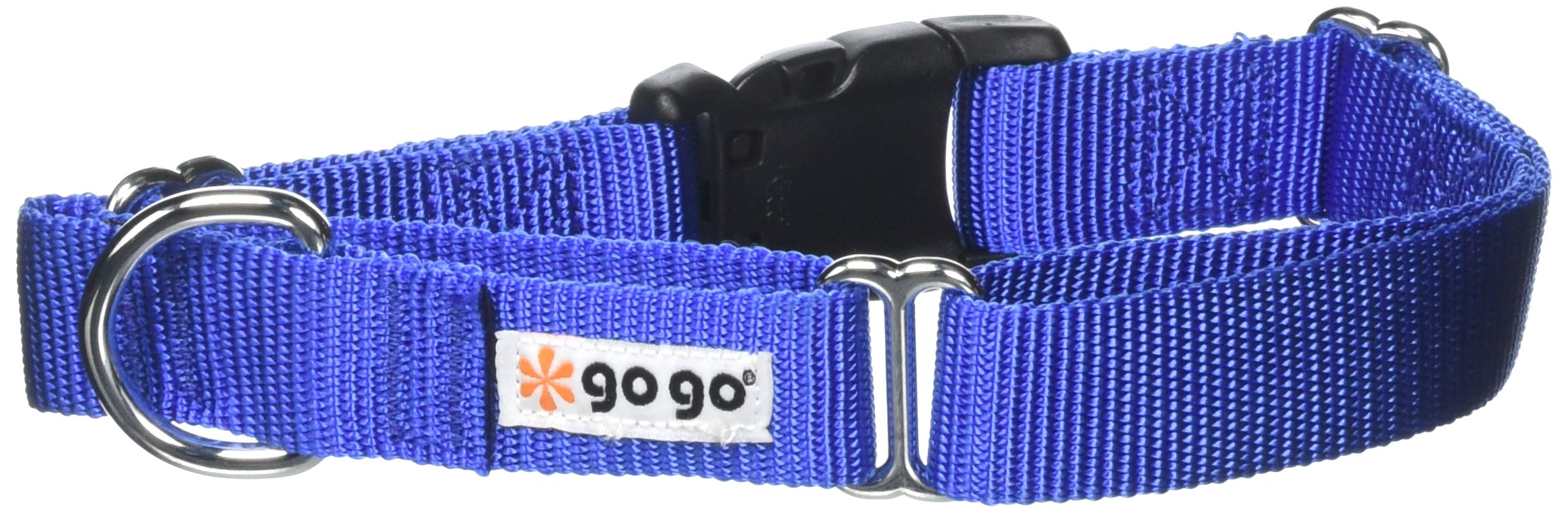 GOGO Pet Products Martingale Gentle Training Collar, Medium/Large, Blue