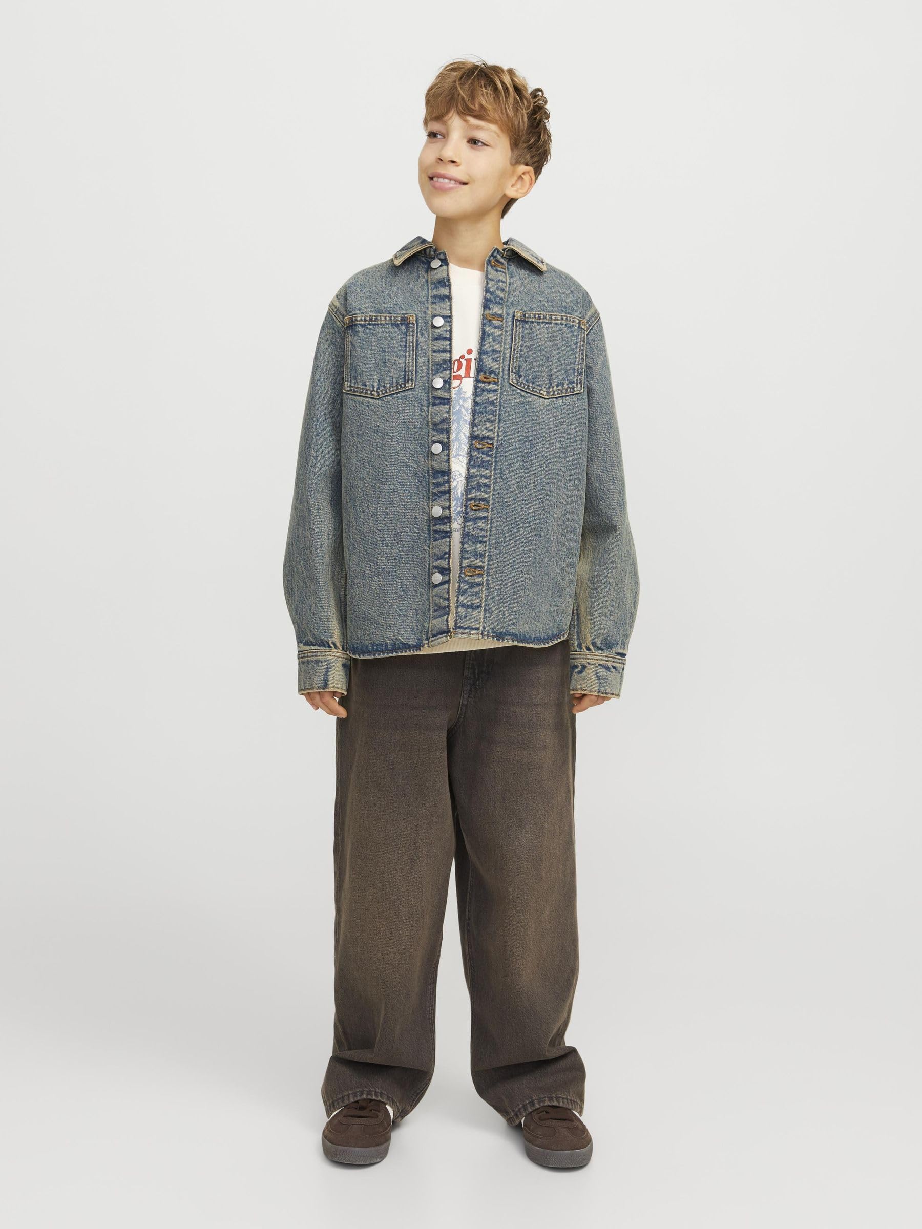 JACK & JONES Boy Jeanshemd Jeanshemd Junior