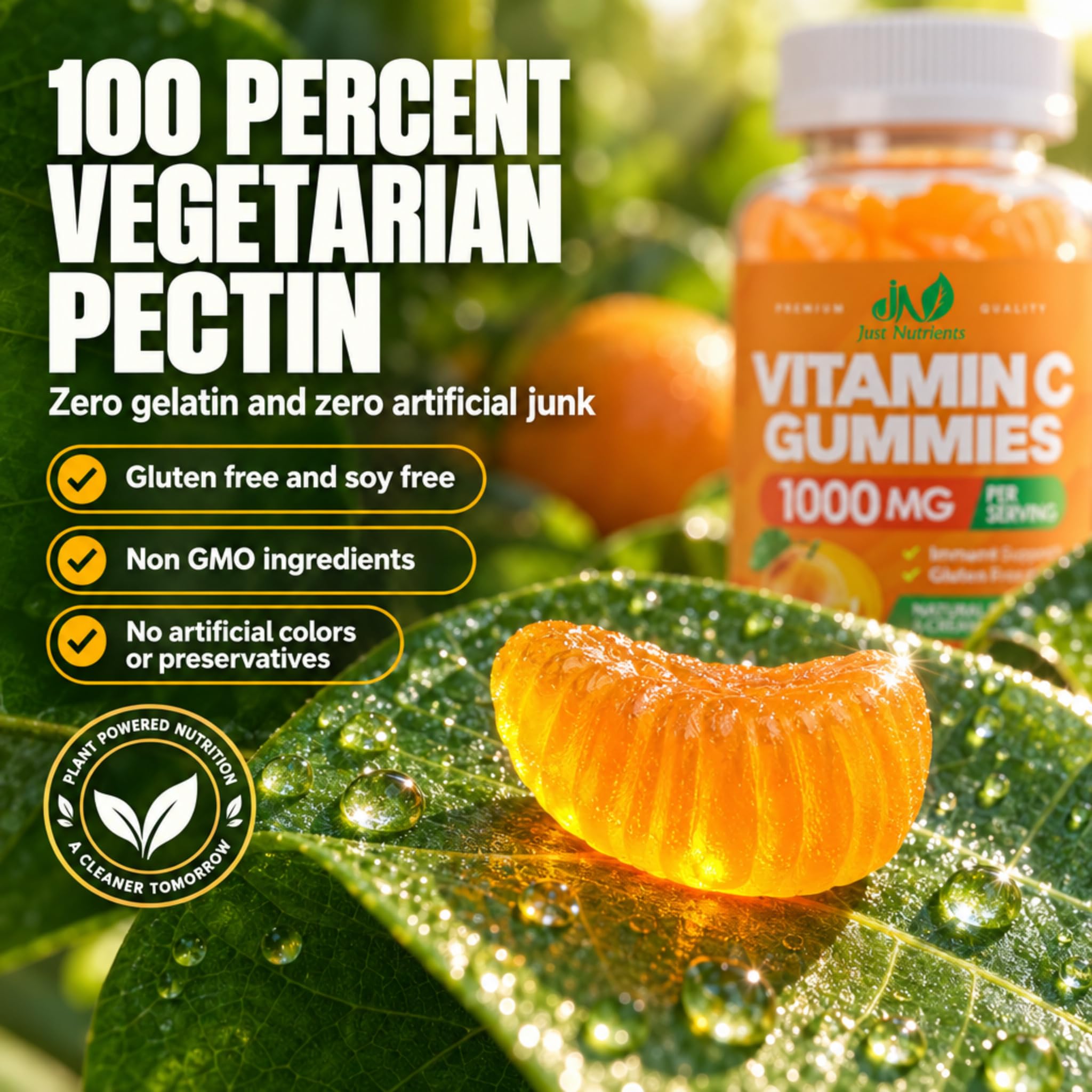 Vitamin C 1000mg Gummies – Chewable Multivitamin for Adults & Kids — Amazon image 6