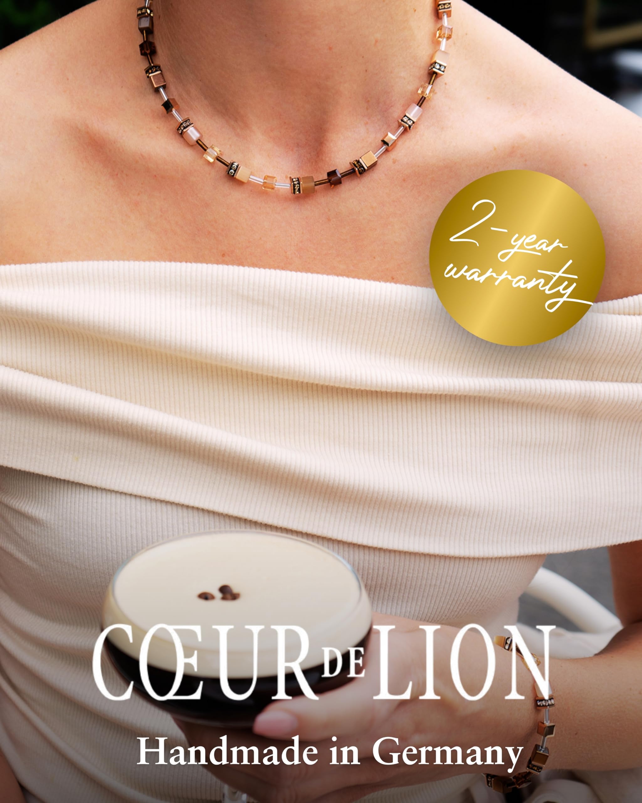Coeur de Lion GeoCUBE® Iconic Precious naszyjnik