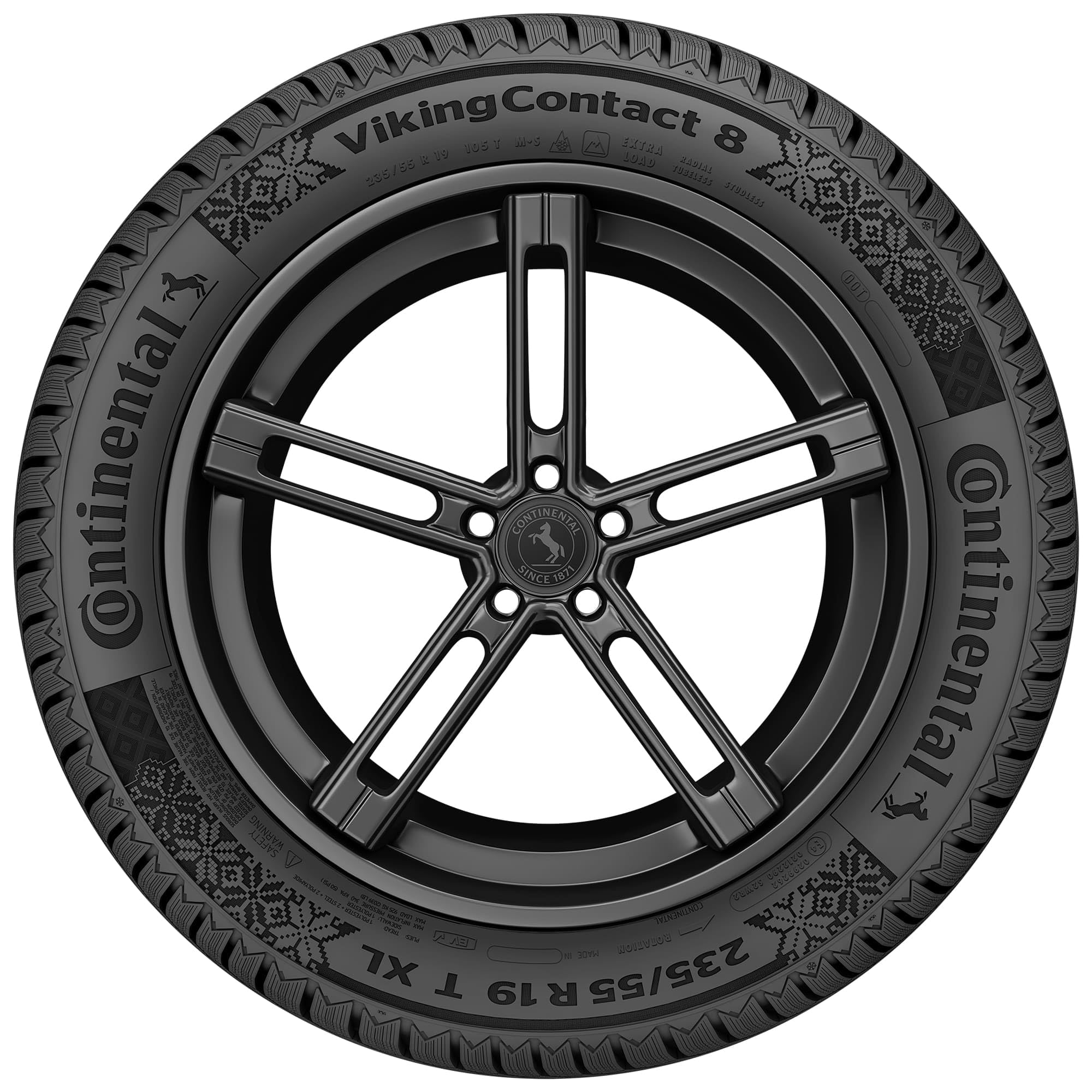 Amazon.com: Continental VikingContact 8 Winter 225/60R17 103H XL