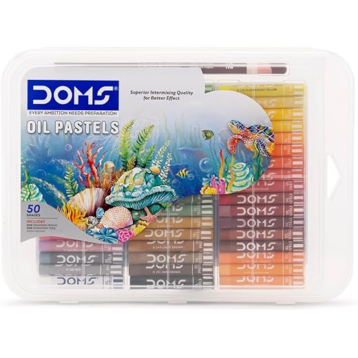 DOMS 50 Shades Oil Pastel Pack of 1