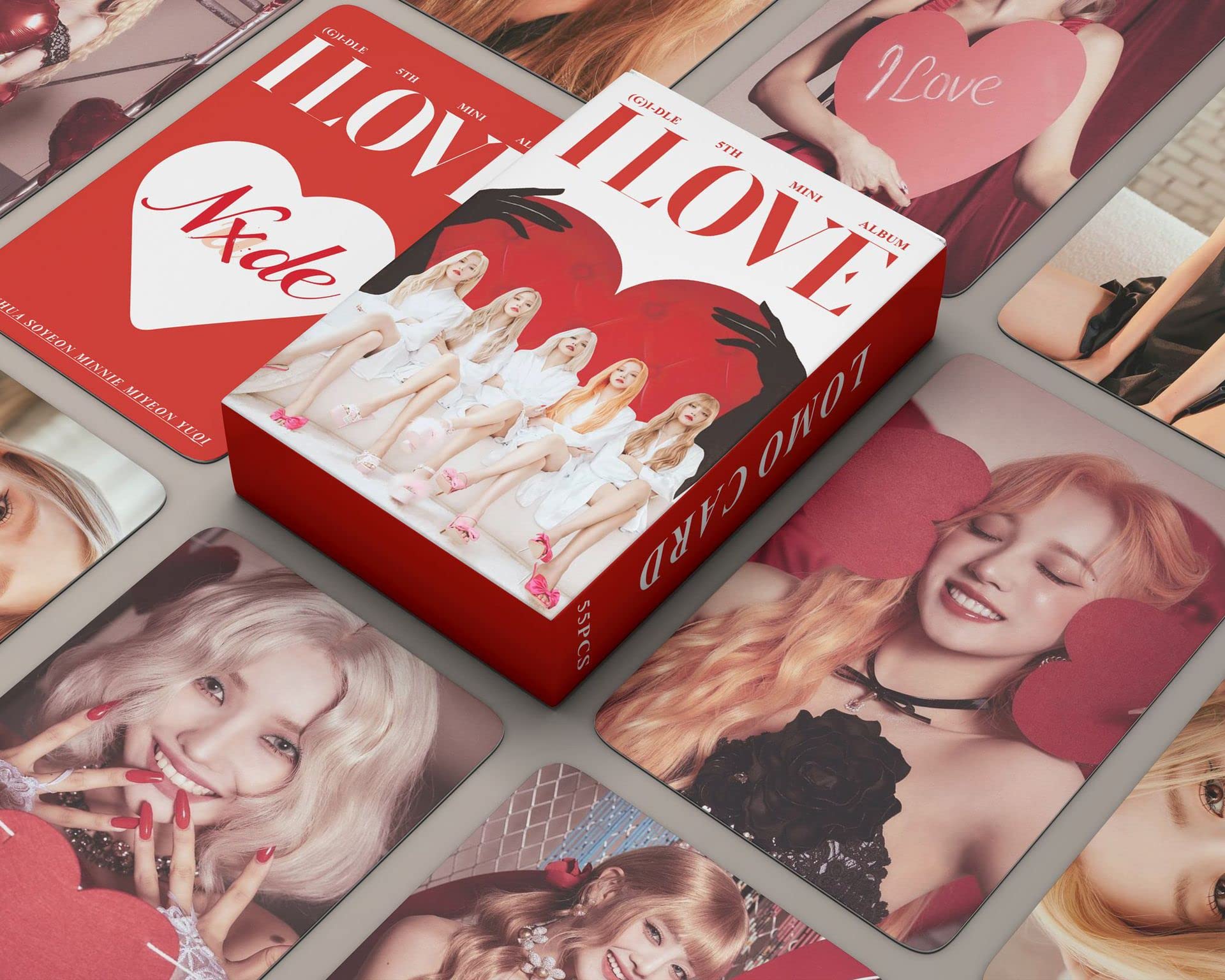 G-idle Lomo Kolekcja kart, Blink, zestaw 55 szt., nowy album