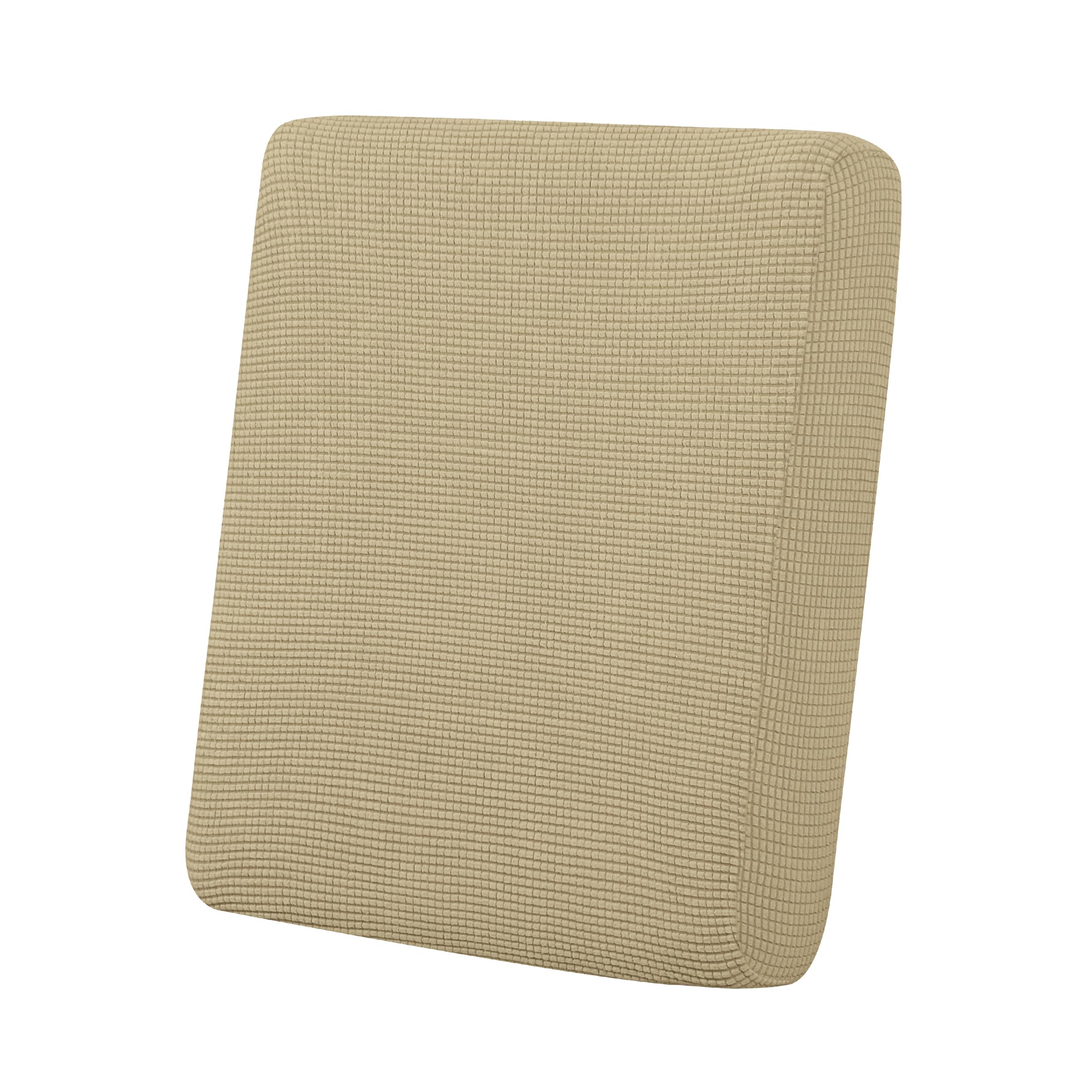 Easy-Going Stretch Cushion Cover Sofa Cushion Furniture Protector Sofa Seat Sofa slipcover Sofa Cover Soft Flexibility with Elastic Bottom(Chair Cushion,Beige)
