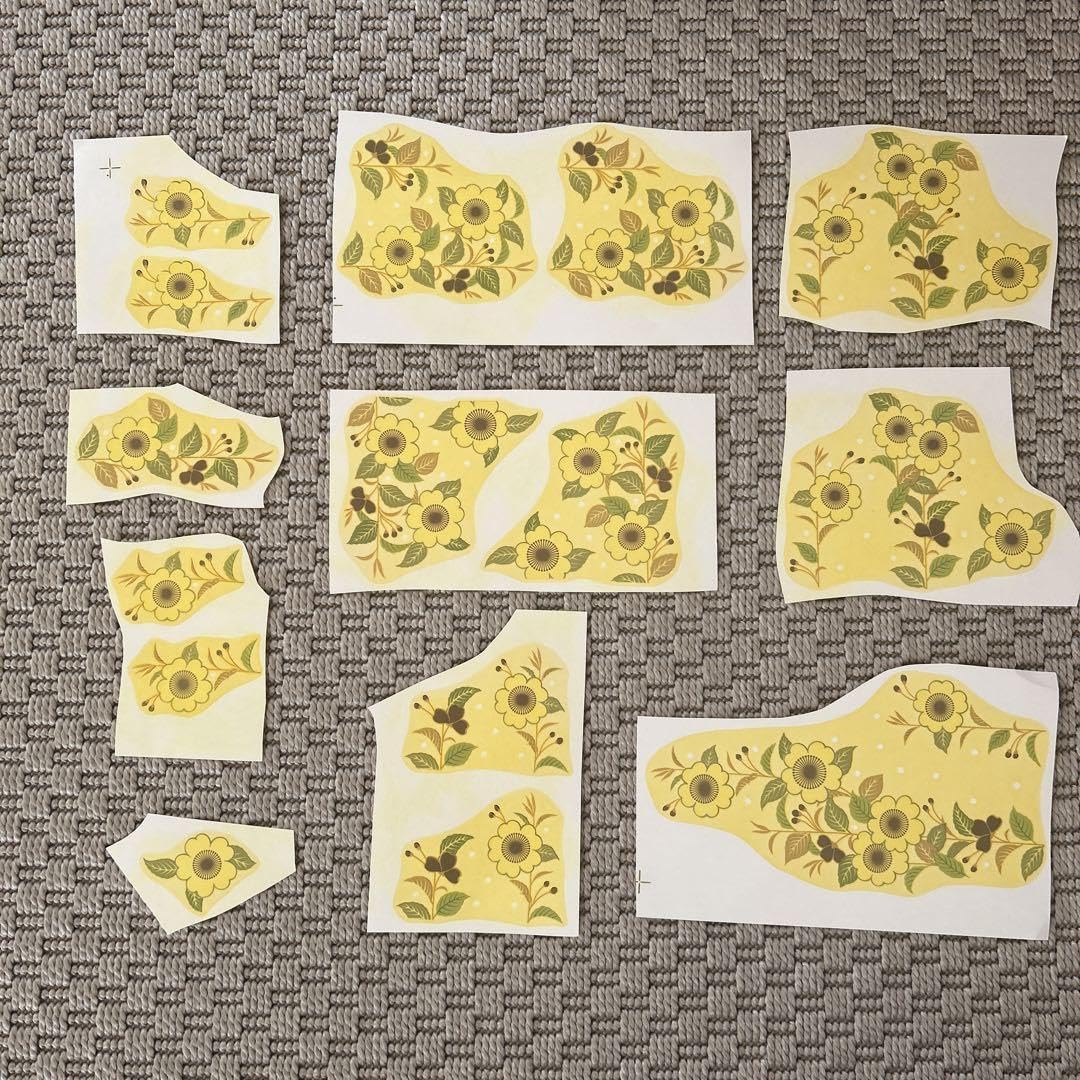 ポーセラーツ　日本ヴォーグ社　転写紙19枚+1枚おまけセット Amazon.co.jp: ポーセラーツ転写紙 ヴォーグ社 g375朱雀桜 2セット