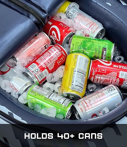 Miniatura 3 de Adventure-30 Kayak River Cooler con cuerda de remolque, aislamiento de PVC resistente, diseño inflable flotante, ideal para navegación y kayak (azul