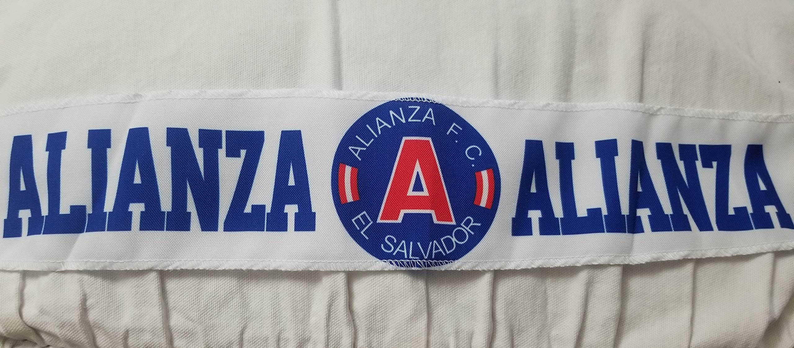 REAS Vincha de Alianza fc - El Salvador Tu Equipo Mimado de la LMF con Medidas 29 in de Largo y 3 in de Alto; VIncha de Tu Equipo Mimado; Vincha del Albo