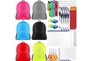 Kacctyen Bulk Bookbags and School Supplies Kits for Classrooms