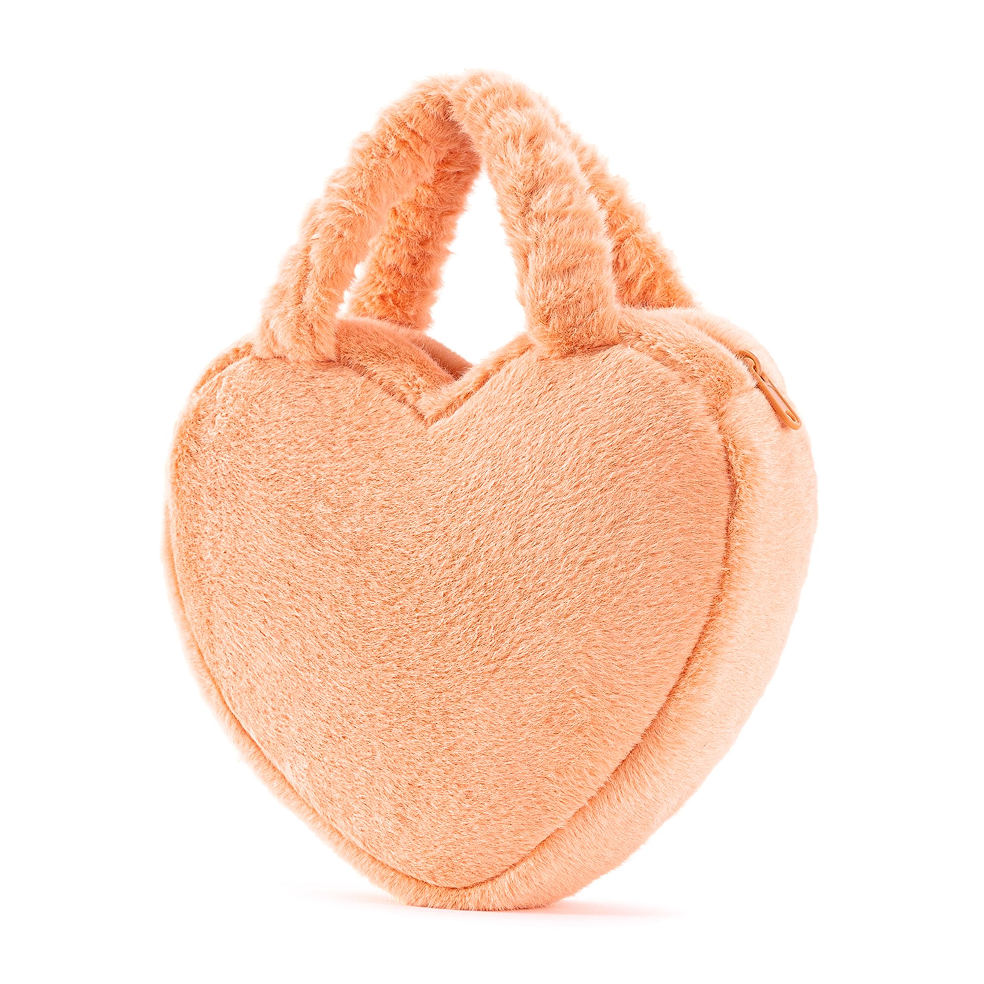 Gloveleya Plush Handbag Heart-shaped