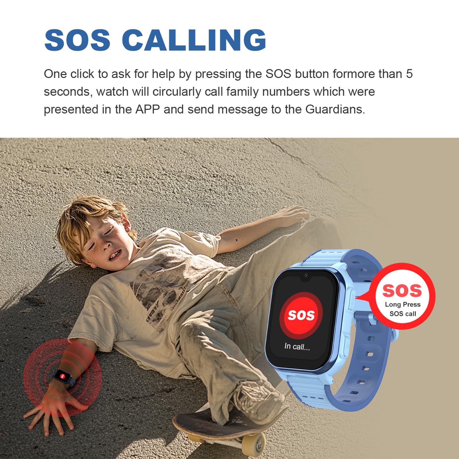 Horloge Kinderen Bellen - Waterafstotend / Wearable