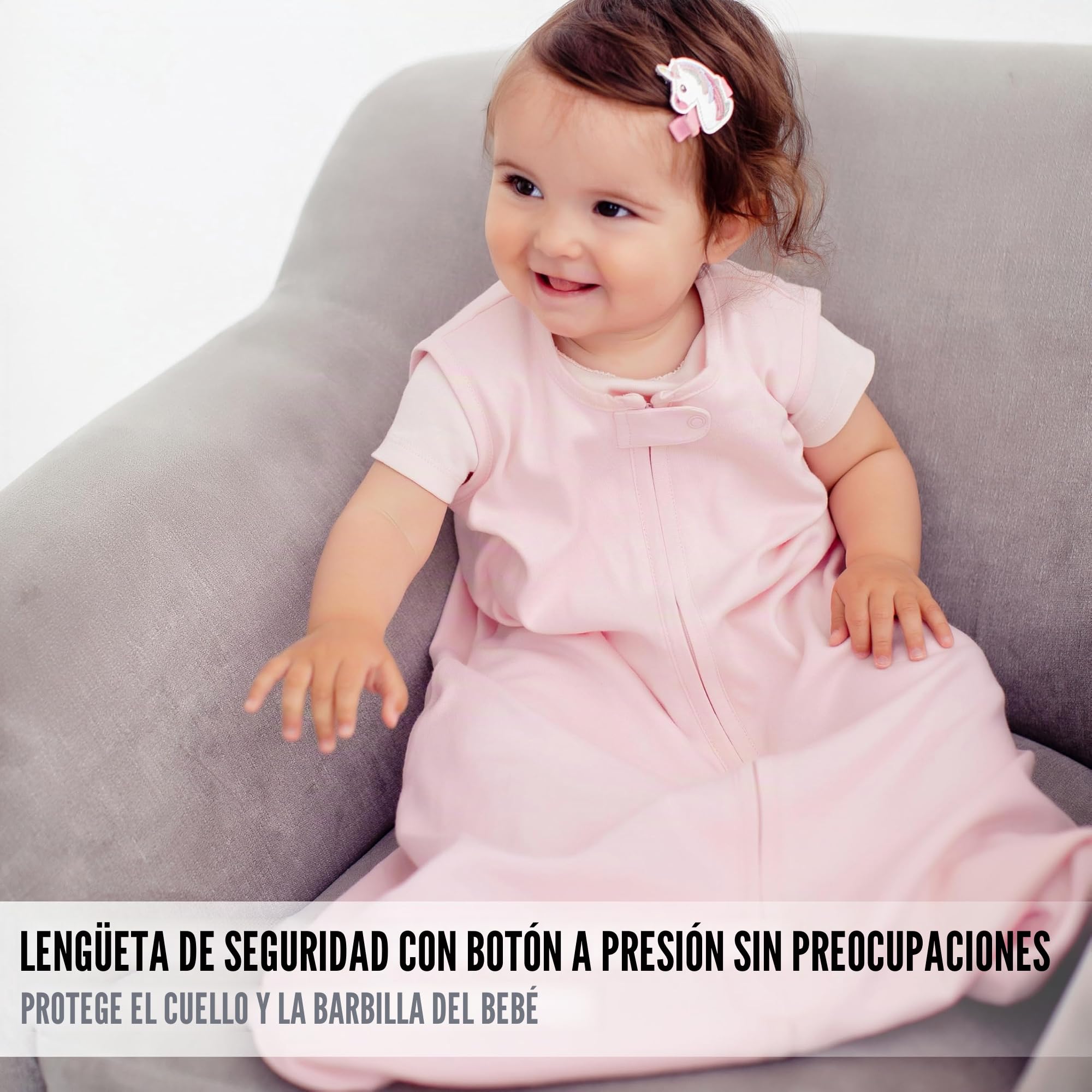 Saco de dormir para bebé 0,5 TOG, manta portátil para bebé de algodón orgánico con cremallera doble, transición de pañales recién nacidos para niños y niñas, 0-6 meses