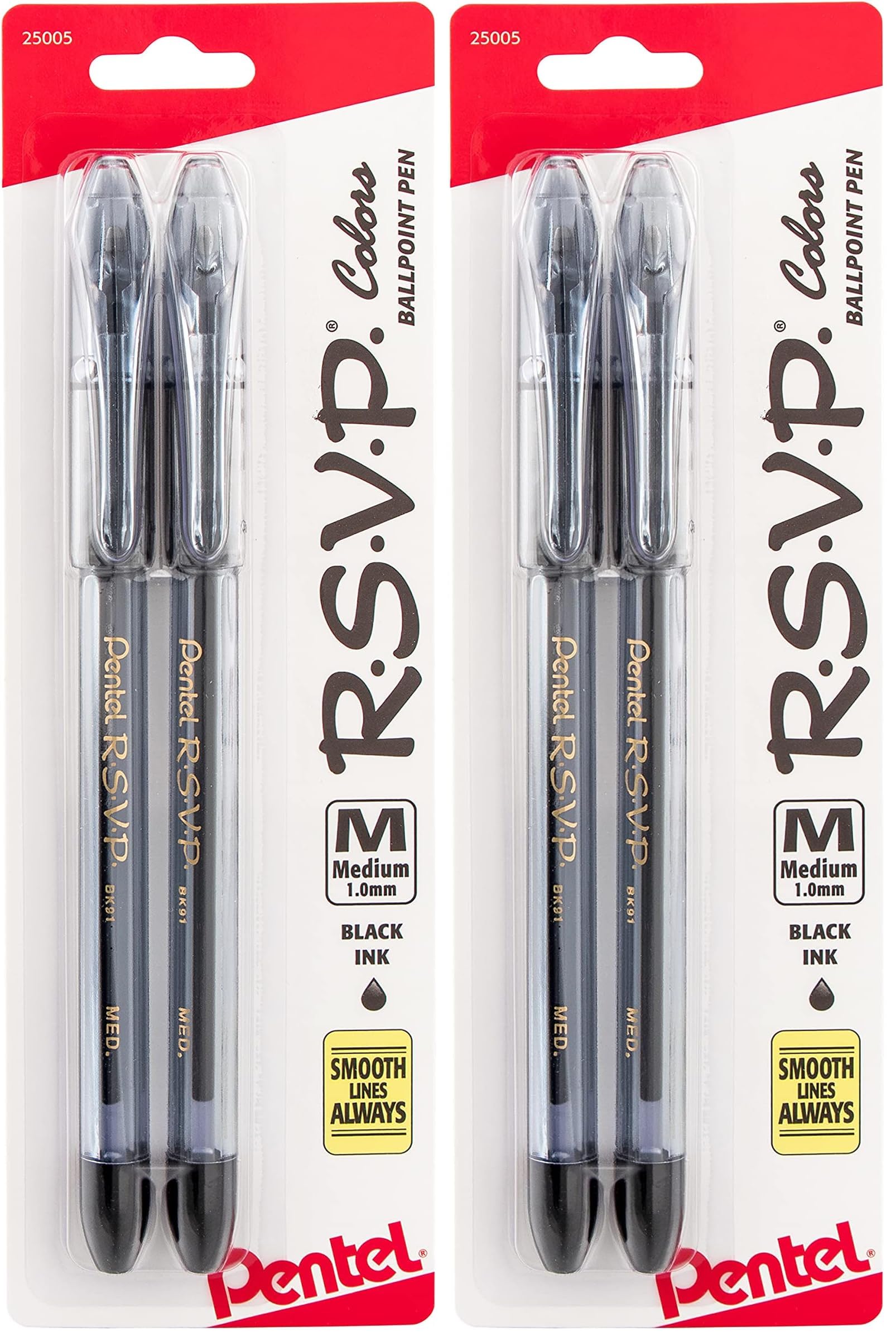 Pentel RSVP Ballpoint Pen - Assorted Colors -9