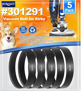 301291 Vacuum Belt Replacement for Kirby Vacuum Cleaner G3 G4 G5 G6 G7 (5 Pack)