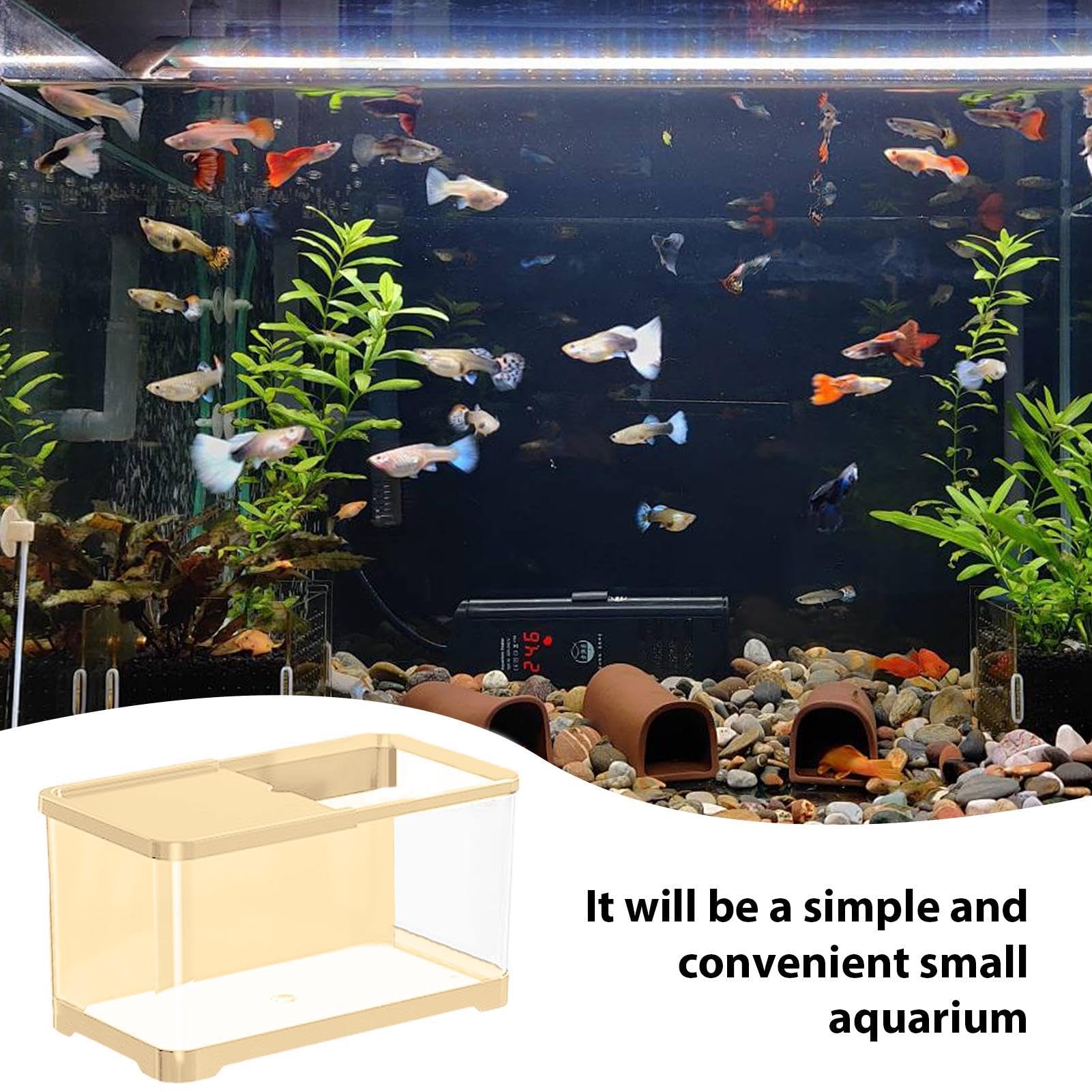 Aquarium Set - Komplettset Aquarium Starterset für kleines Aquarium