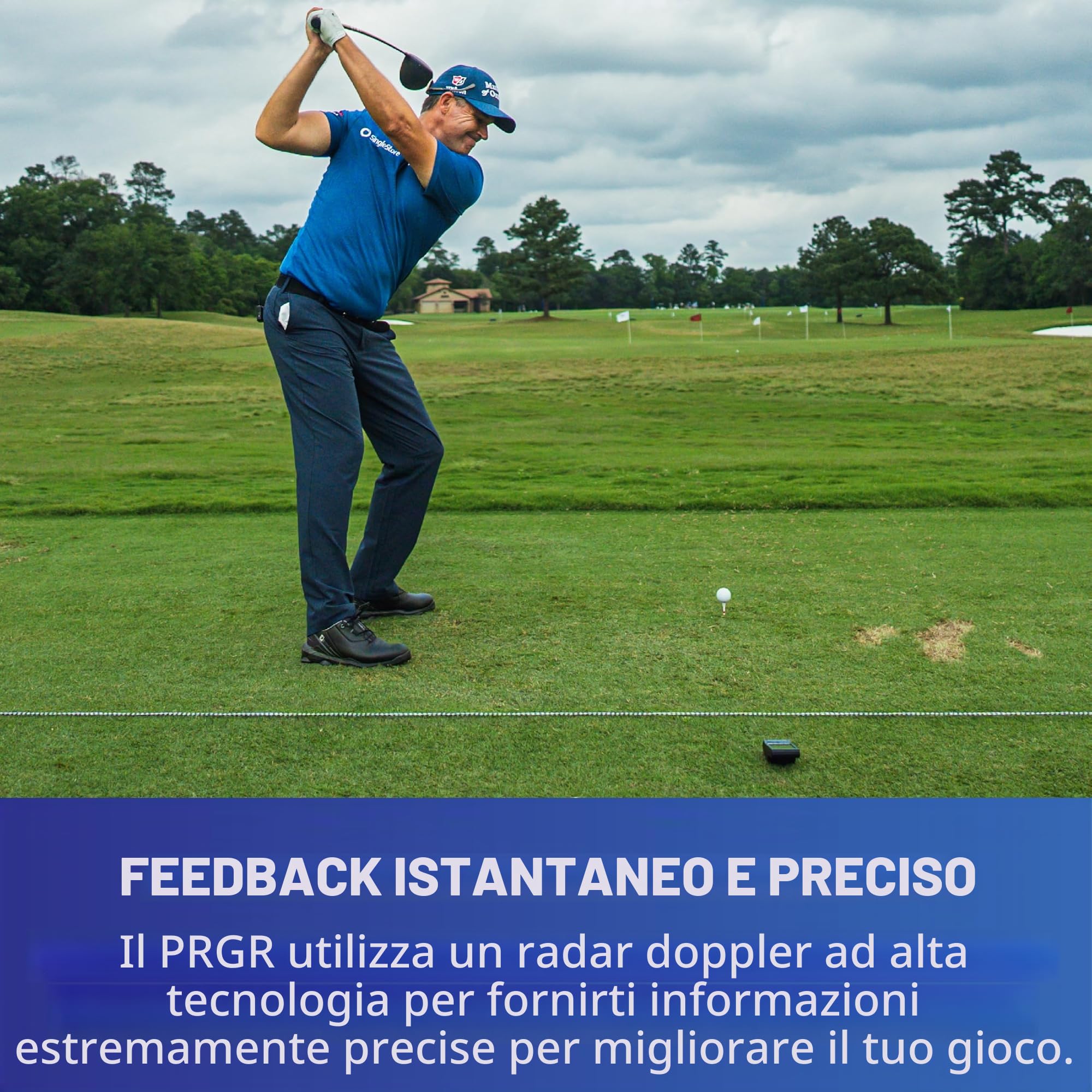 PRGR Monitor portatile per il lancio del golf
