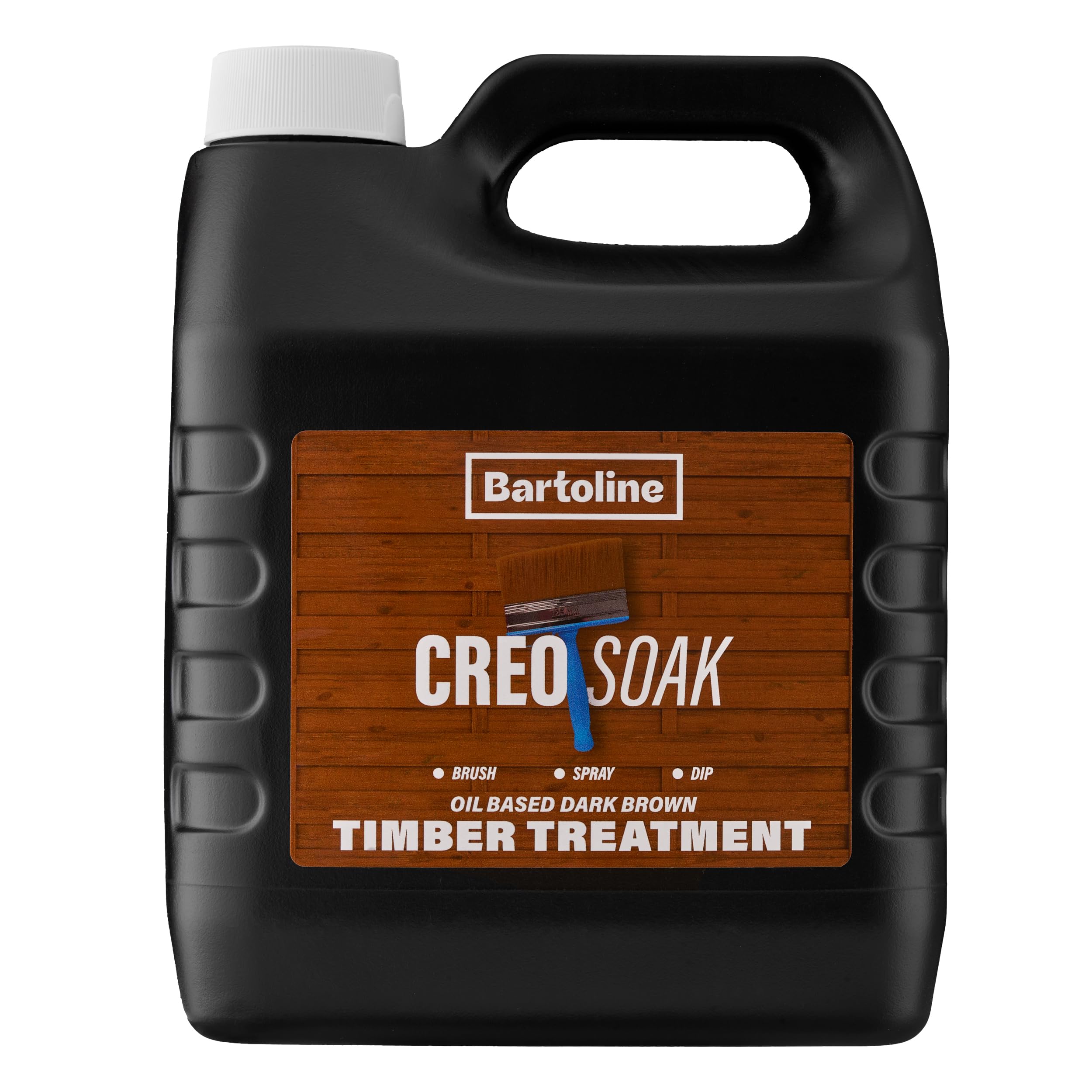 Bartoline 4L Creosoak Oil Based Wood Treatment Dark/Brown