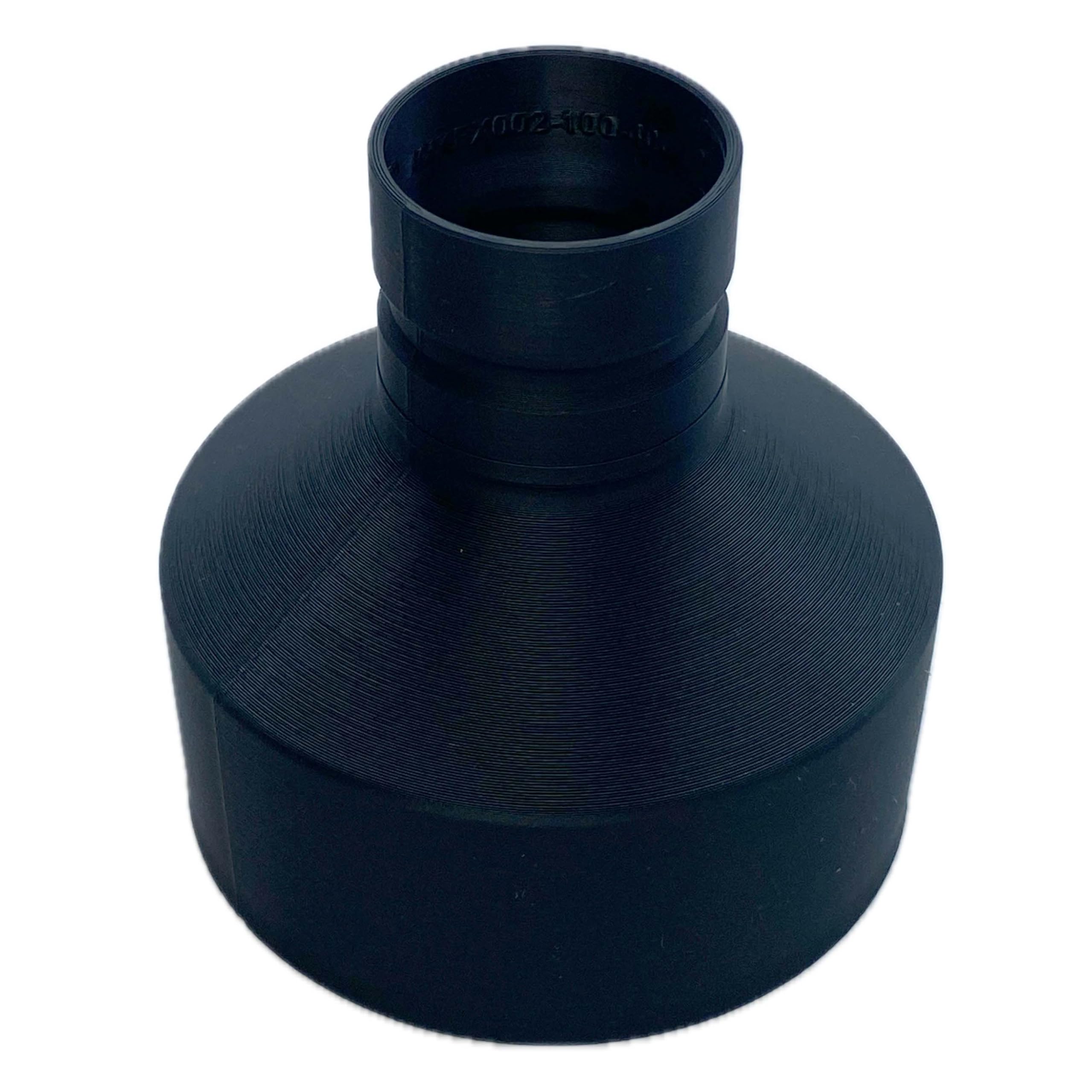 Maker Fixer Men's Black Dust Extraction Adaptor Compatible With Dewalt Airlock, 100Mm Od Outer Diameter ( Od 100Mm (4"))