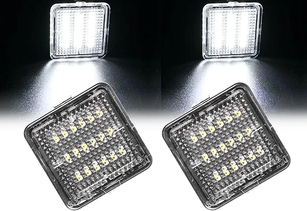 Beneges 2 Pcs Error Free Xenon White LED License Plate Light Compatible with 2016-2019 Toyota Tacoma, 2014-2019 Toyota Tundra Rear License Tag Lights Lamp 81270-0C040, 812700C040