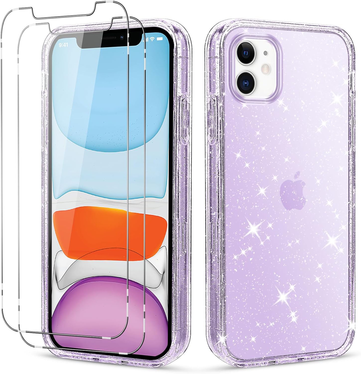 Custodia IPhone 16 Con Glitter Sabbie Mobili - Cover Trasparente Con Glitter Liquidi - Protezione Antiurto - Foto 7