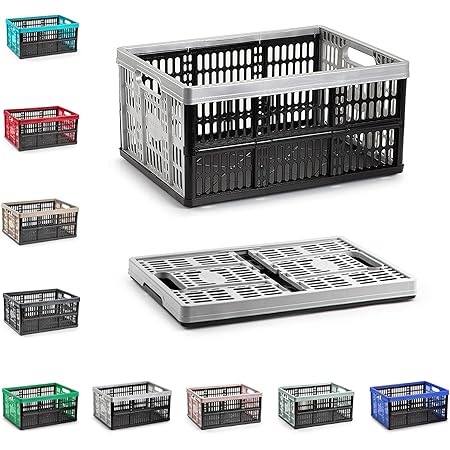 32L Multi-Purpose Strong Folding Collapsible Plastic Storage Boxes ...