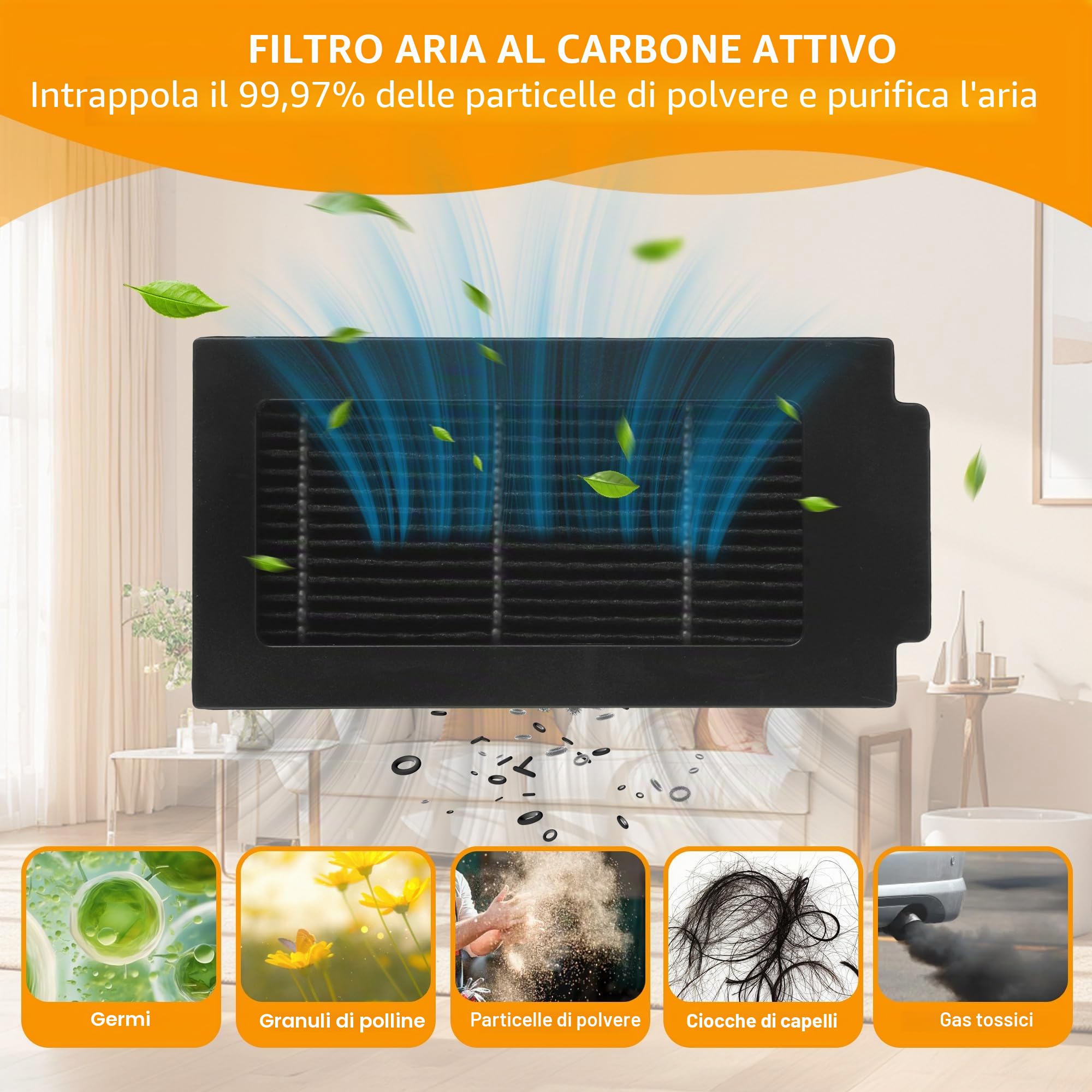 25 Pezzi Accessori per Ecovacs Deebot T50 Omni/T50 Pro Omni/T50 Pro Omni Gen2, Kit Ricambi per Aspirapolvere Robot con Spazzole, Filtri Hepa, Panni Mocio e Sacchetti Polvere
