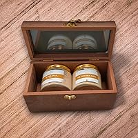 Vista 2 de Royal bath scrub combo kit - Gulabi glow & Shahi snan Body Scrub wooden box combo Beauty Combo for gifing