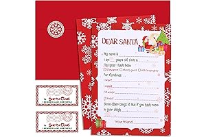 15 Sets Dear Santa Letter Writing Kit