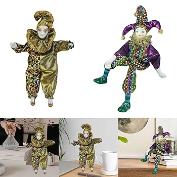 アンティーク額装ドール　ピエロ アンティーク額装ドール ピエロ - メルカリ