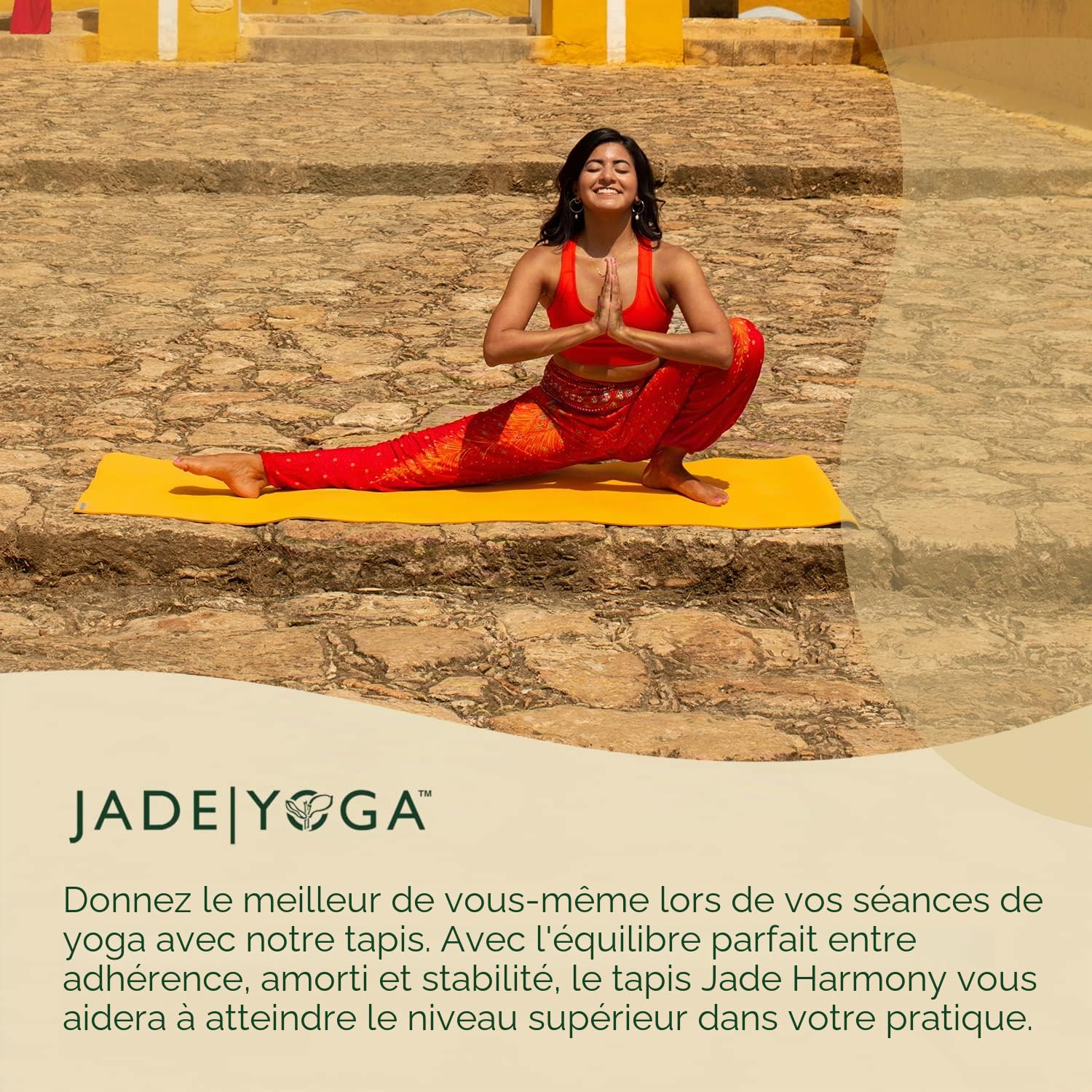 Jade Yoga Harmony mat, Purple