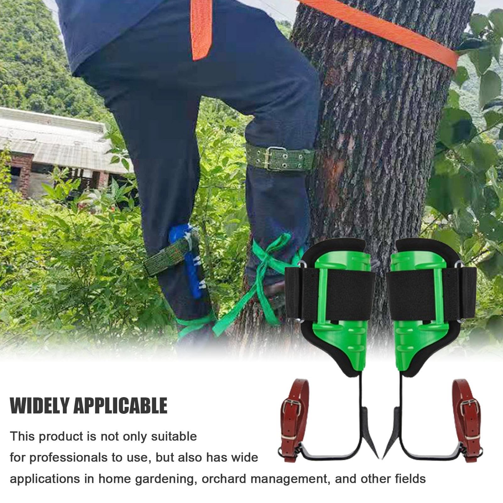 Generisch Esporas de Subida - Treee - Pinchos duraderos | Juego de Equipos | de escalada de alto rendimiento | Equipo de escalada de árboles adecuado para podadores de árboles, linieros y tareas de