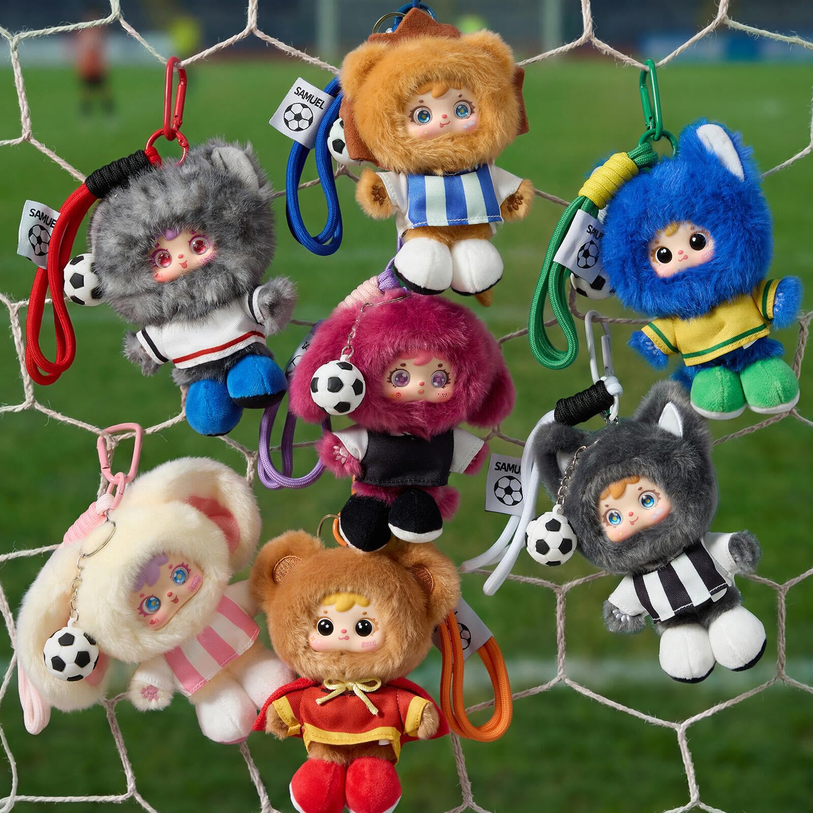 Amazon.co.jp: 三小毛 Samuel サッカークールシリーズ ぬいぐるみ