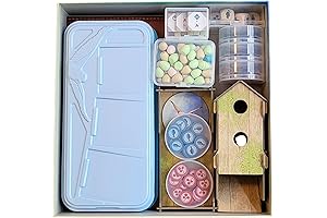 BitsBins Organizer for an Enhanced Wingspan Experience - Organizes Tokens and Neatly...