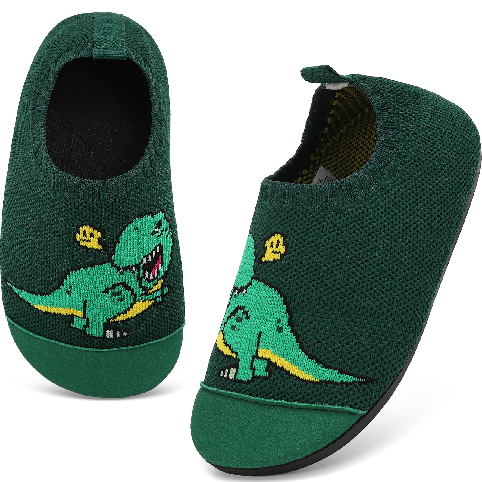 VOLHAL Hausschuhe Kinder Junge Leichte Rutschfeste Indoor Pantoffeln Mädchen Weich barfuss für Lauflernschuhe Kindergarten Slippers