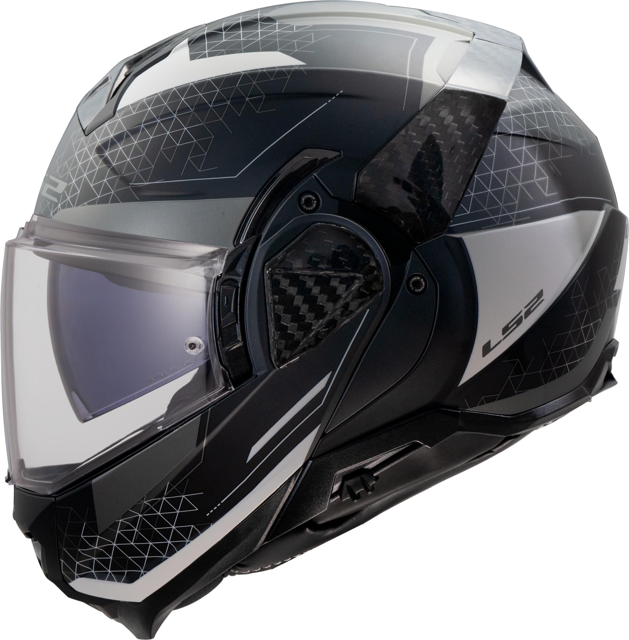 LS2 Advant II Astral Grey Casque Moto Modulable Mixte