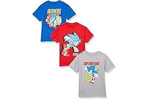 Sonic Shirt Boys - Hedgehog 3-Pack Tee Bundle