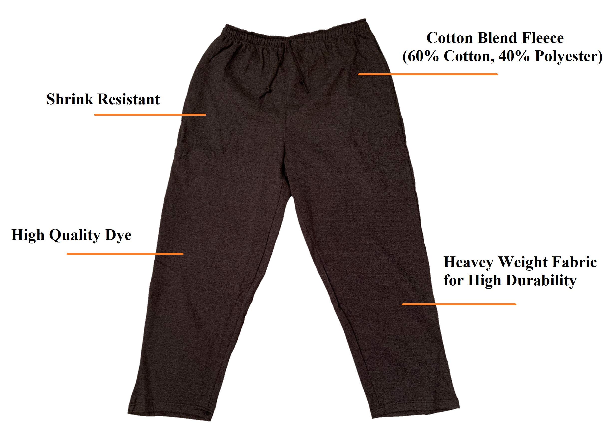 Styllion Tall Sweatpants (3XLT, Charcoal)