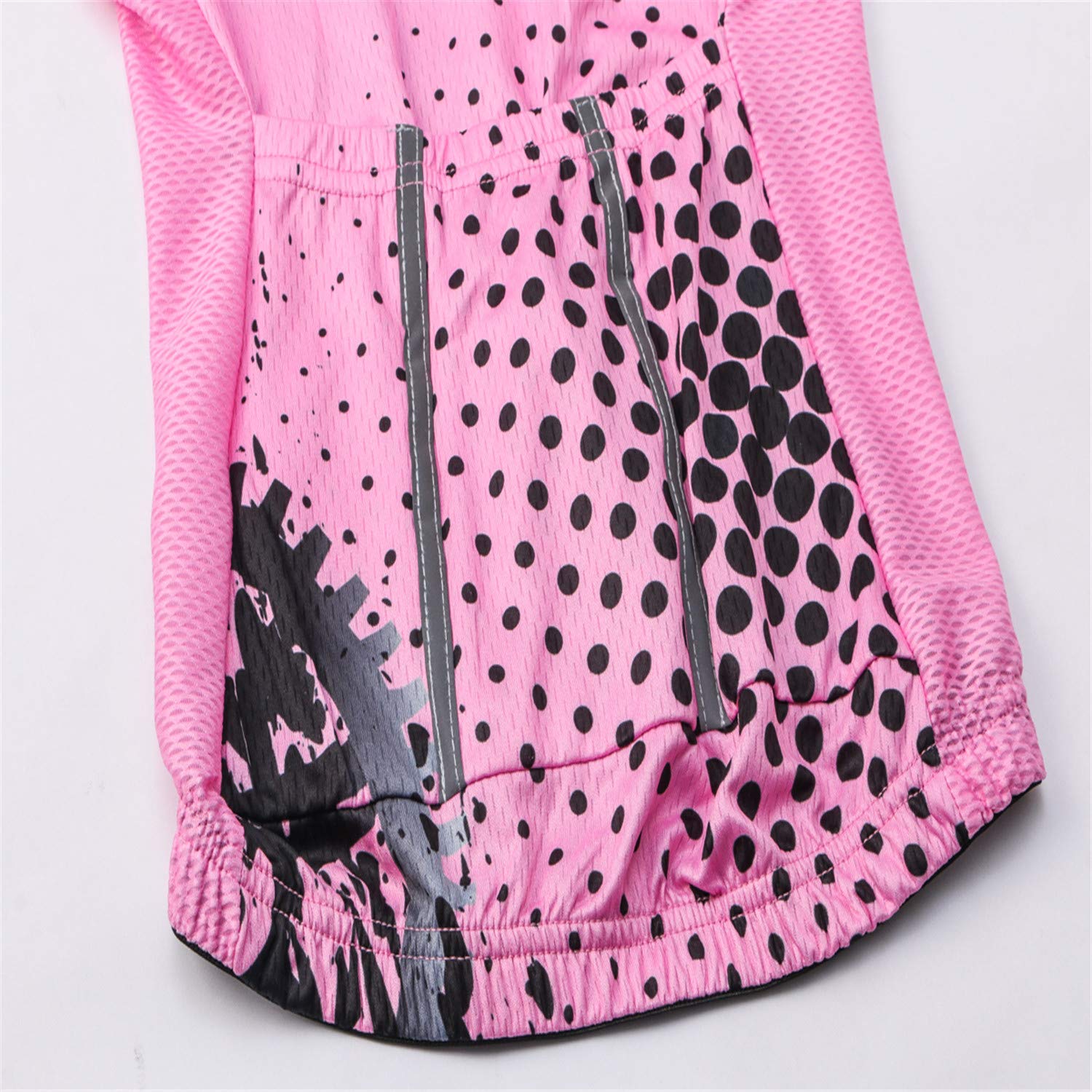Ensemble maillot de cyclisme pour femme à manches courtes d'été bavoir 5D rembourré pantalon de vélo S-3XL