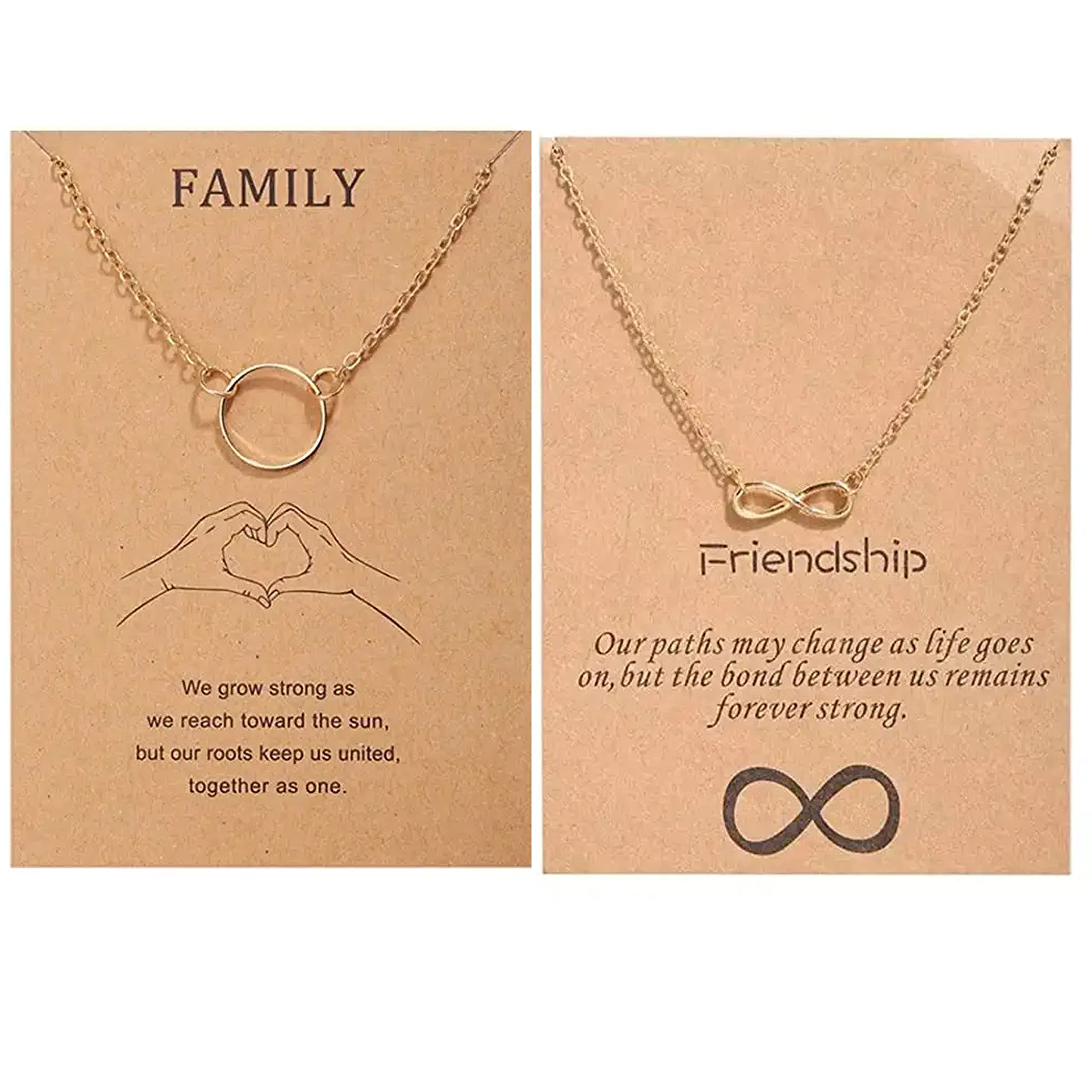 Fashion Frill Elegant Circular Gold Plated Attractive Pendant Necklace For Girls Women Combo of 2 (B0BDS6YH5Y) Amazon Price History, Amazon Price Tracker