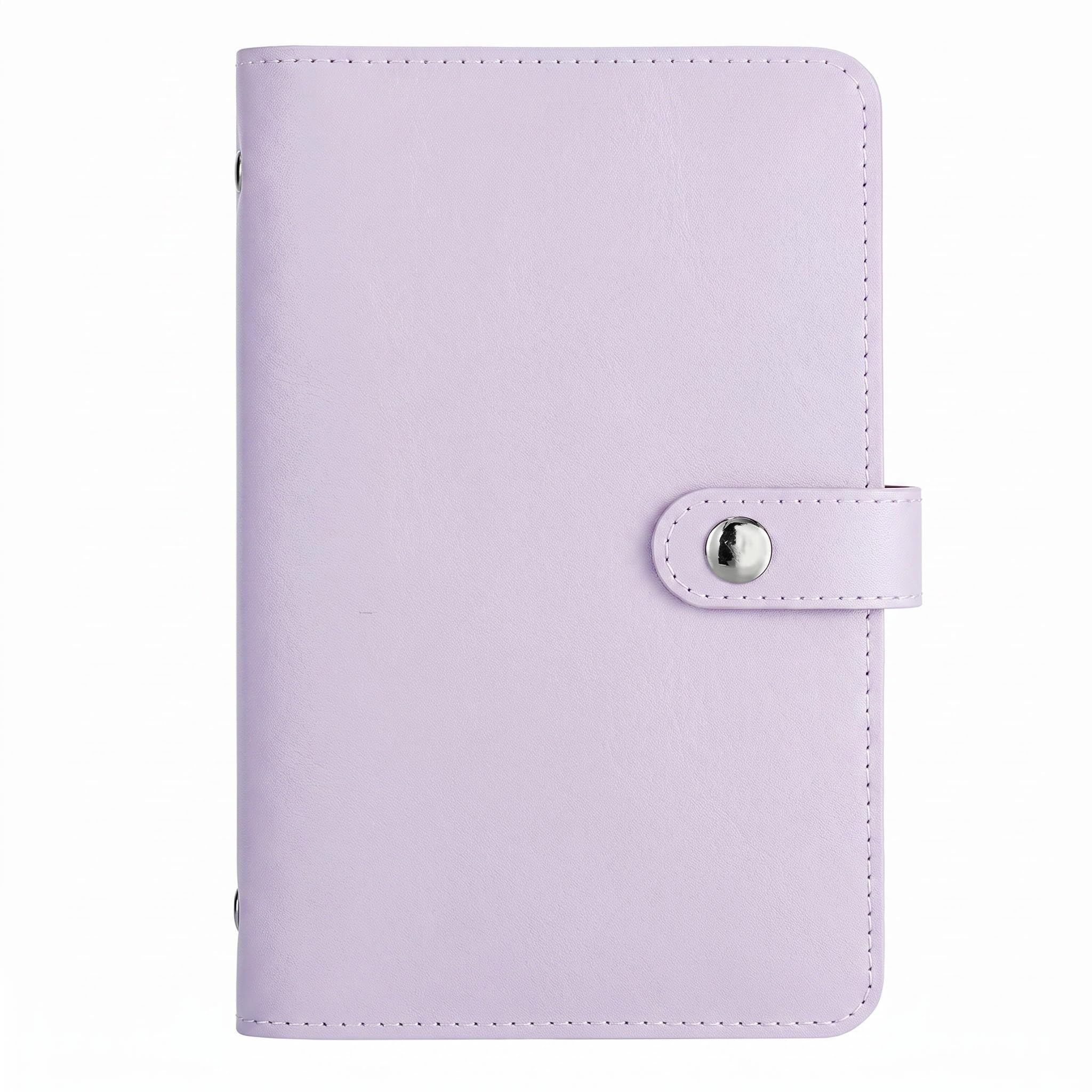 Money Saving Wallet,Savings Challenge Book for Couples,Money Saving Wallets for Cash UK,Saving Notebook & Binder 50 Pages with 100 Envelopes Saving Challenge UK (Purple)