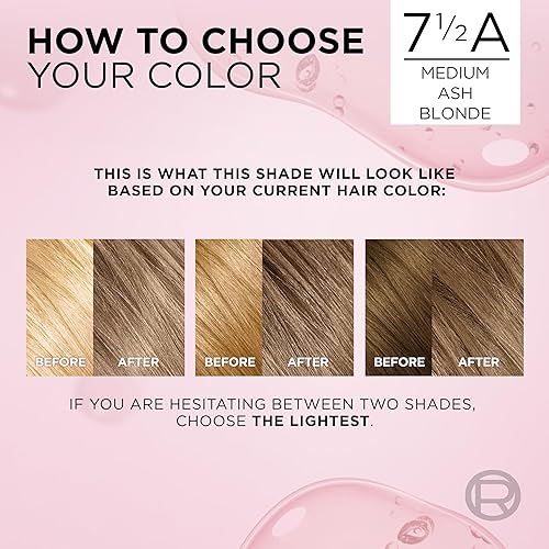 Miniatura 57 de L'Oreal Paris Excellence Creme - Coloración permanente para el cabello, rubio natural extraclaro 02, 100 % de cobertura de canas, paquete de 1