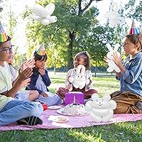 Vista 7 de 260 globos blancos largos para animales de globo, 100 globos giratorios para guirnalda de globos, animales, modelado, cumpleaños, boda, decoración