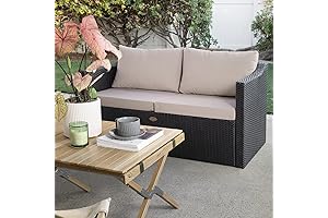 Elevate Your Outdoor Oasis with the Barton 2-Person Madison Sofa Set
