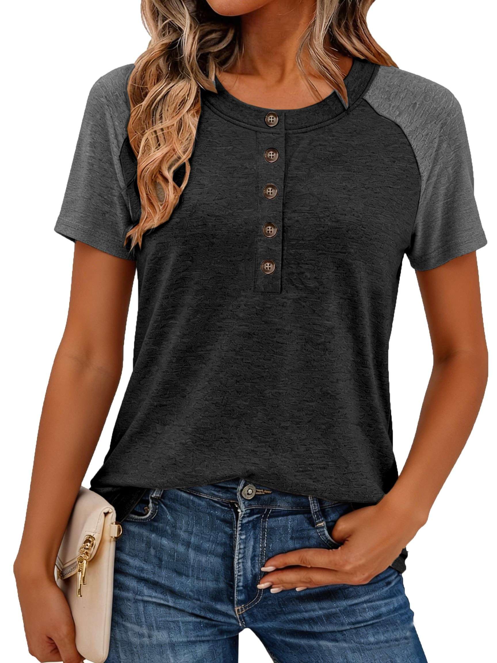 Pawate Damen Langarmshirt Elegant Oberteil Langarm Bluse Baumwolle Tunika Lange Tops Herbst Shirts