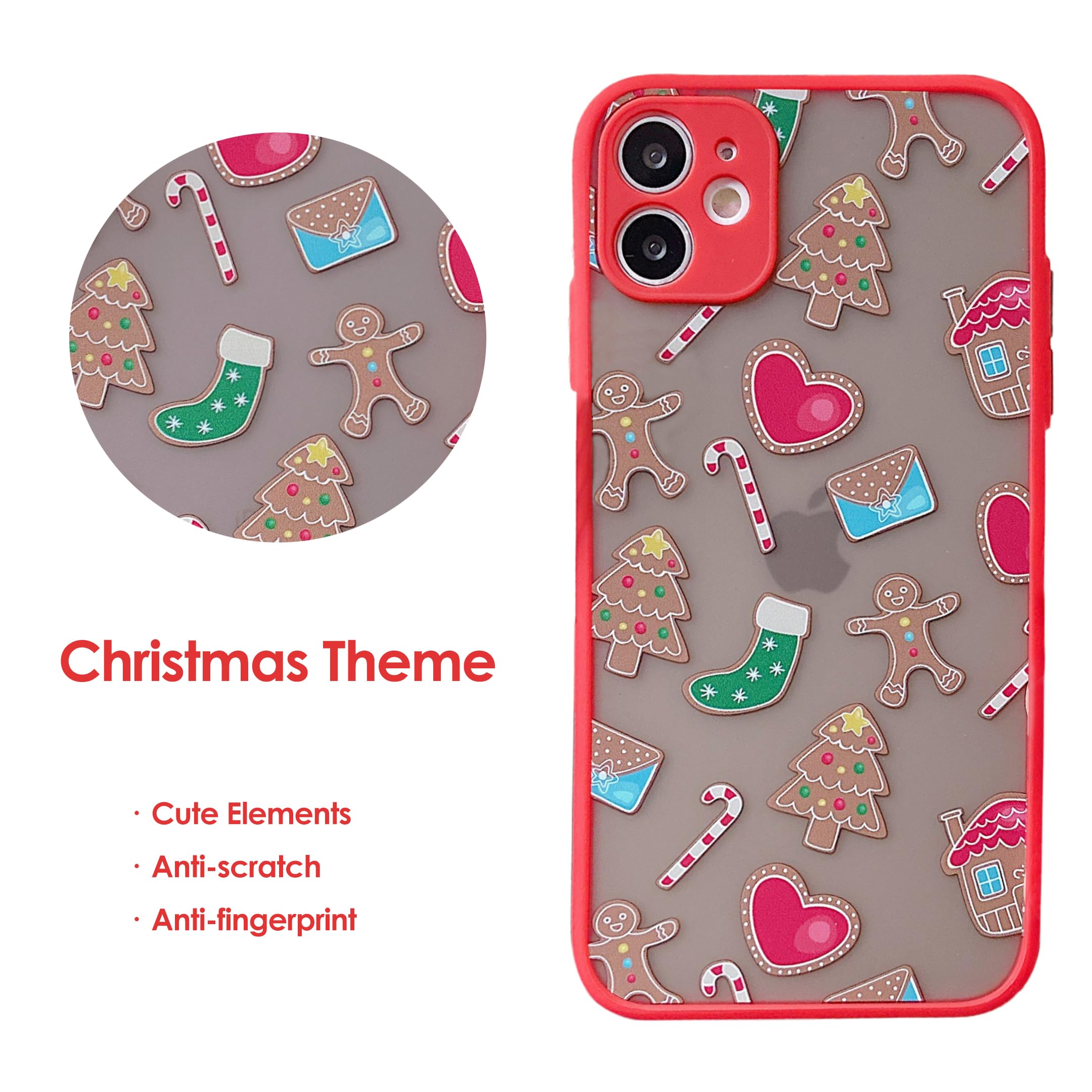 Custodia natalizia compatibile con Apple iPhone XR custodia ultra sottile in vetro temperato 9H posteriore ibrida in morbido silicone antiurto protezione motivo natalizio (luci colorate
