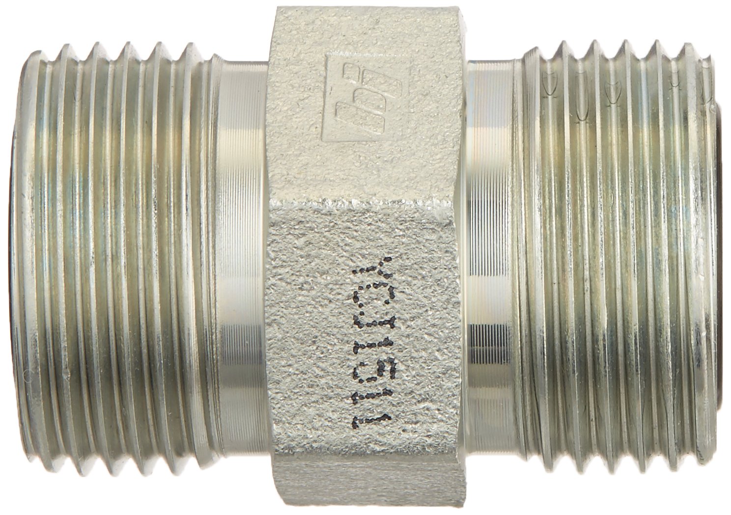 Brennan Industries FS2403-12-12 Steel Straight O-Ring Face Seal Fitting, 1-3/16