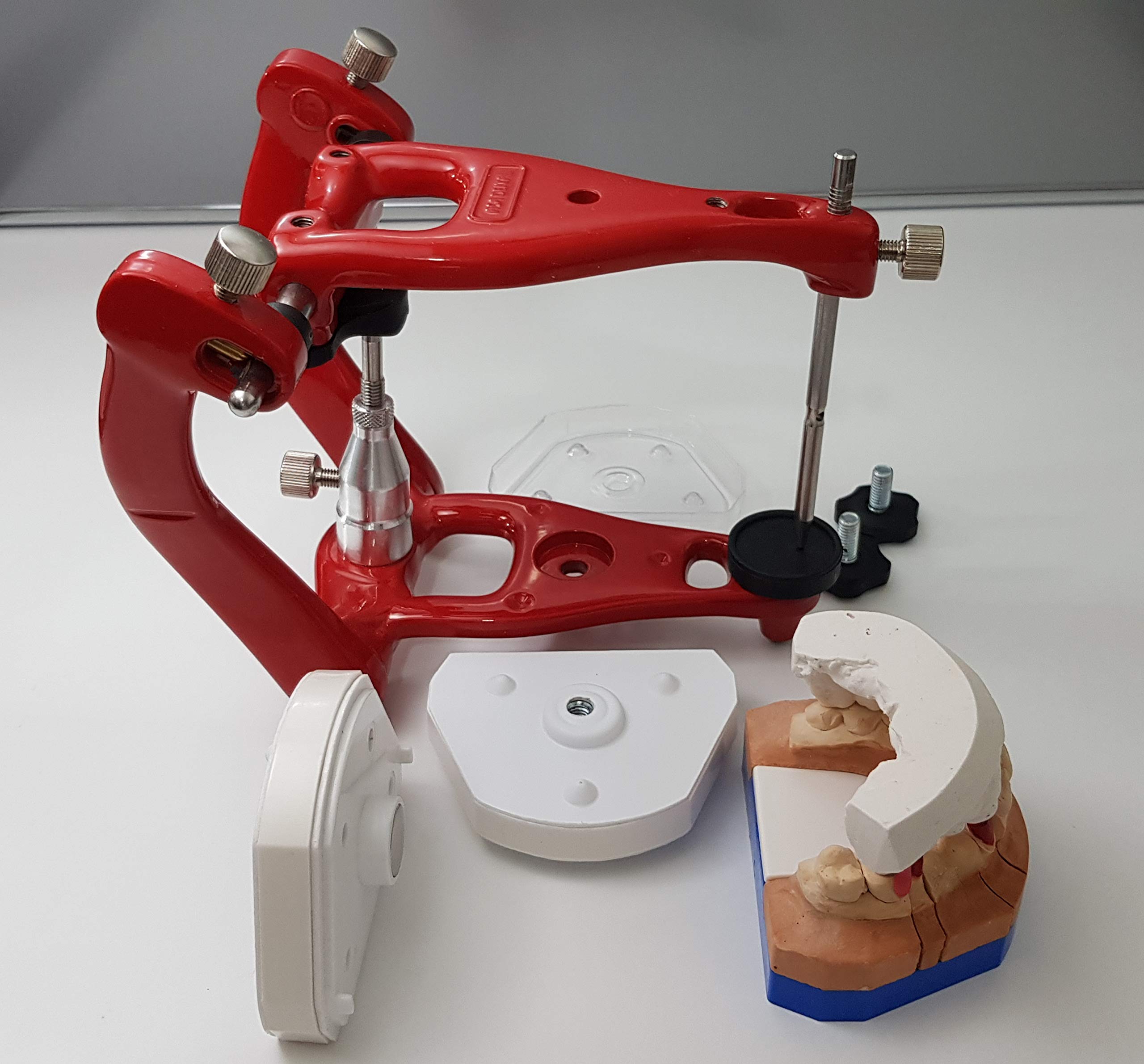 KIT porta placchette dentali per articolatore dentale (NON INCLUSO) per laboratorio odontotecnico SENZA ARTICOLATORE