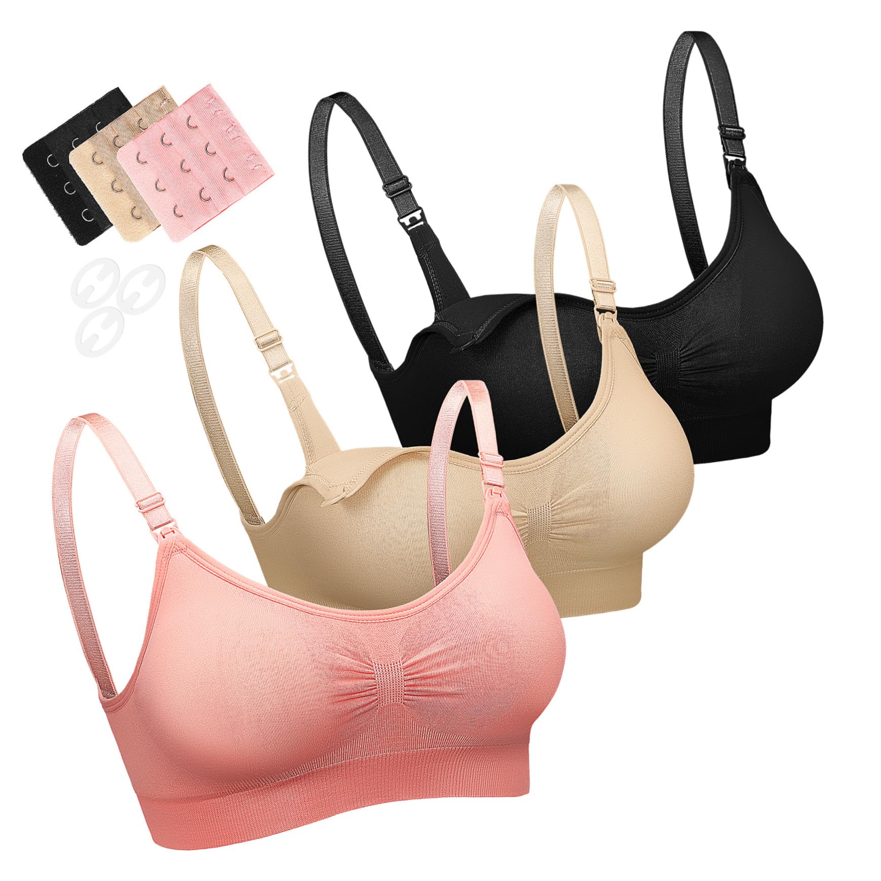 Still-bustier 3 Stück-pack Größe L Nylon Spandex mit Verlängerungen