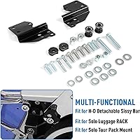 Vista 3 de KUAFU Kit de herramientas de acoplamiento desmontable compatible con Harley Touring Road King Road Glide Street Glide Electra Glide 1997-2008 Kit